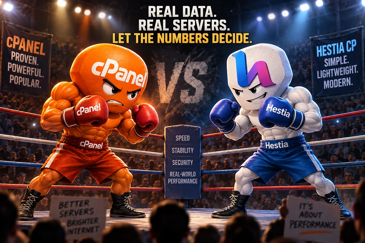 Hestia vs. cPanel Server Performance Comparison